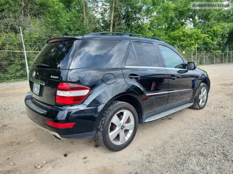 2010 Mercedes-Benz Ml 350 4Matic VIN 4JGBB8GB9AA533688 фото 3