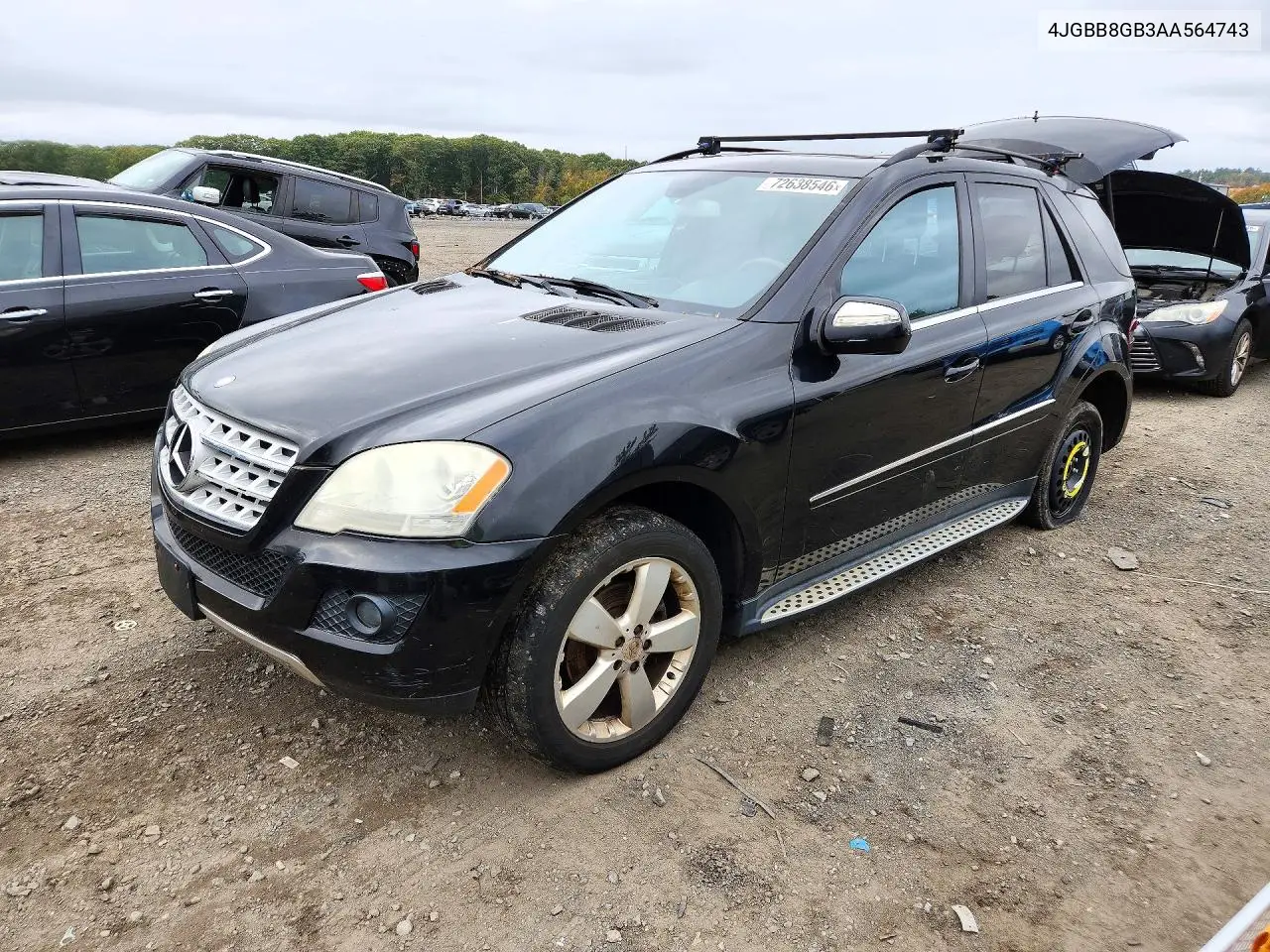 2010 Mercedes-Benz Ml 350 4Matic VIN 4JGBB8GB3AA564743 фото 1