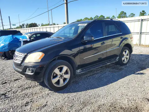 2011 Mercedes-Benz Ml 350 4Matic VIN 4JGBB8GB6BA713972 фото 1