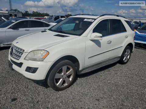 4JGBB5GB8BA745675 — 2011 Mercedes M-Klasse, Механические повреждения, фото до ремонта