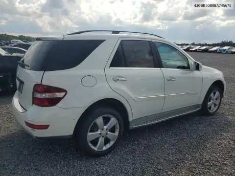 2011 Mercedes-Benz Ml 350 VIN 4JGBB5GB8BA745675 фото 3