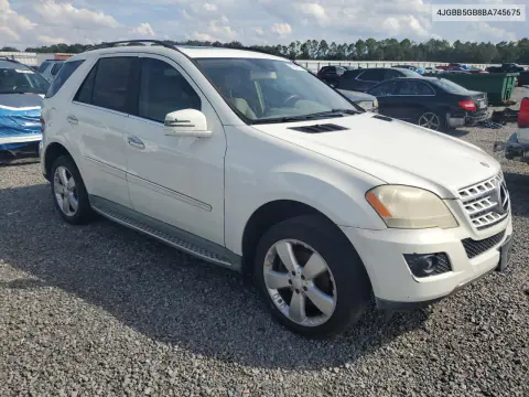 2011 Mercedes-Benz Ml 350 VIN 4JGBB5GB8BA745675 фото 4