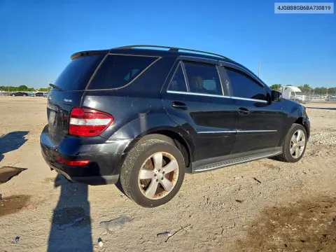 2011 Mercedes-Benz Ml 350 4Matic VIN 4JGBB8GB6BA730819 фото 3