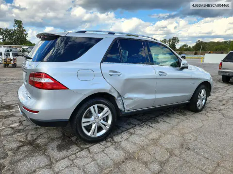2012 Mercedes-Benz Ml 350 4Matic VIN 4JGDA5HB3CA004460 фото 3