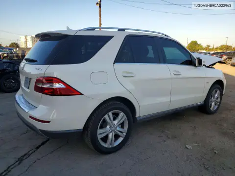 2012 Mercedes-Benz Ml 350 4Matic VIN 4JGDA5HB9CA022963 фото 3