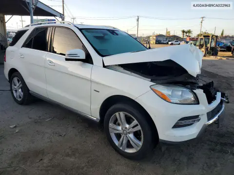 2012 Mercedes-Benz Ml 350 4Matic VIN 4JGDA5HB9CA022963 фото 4