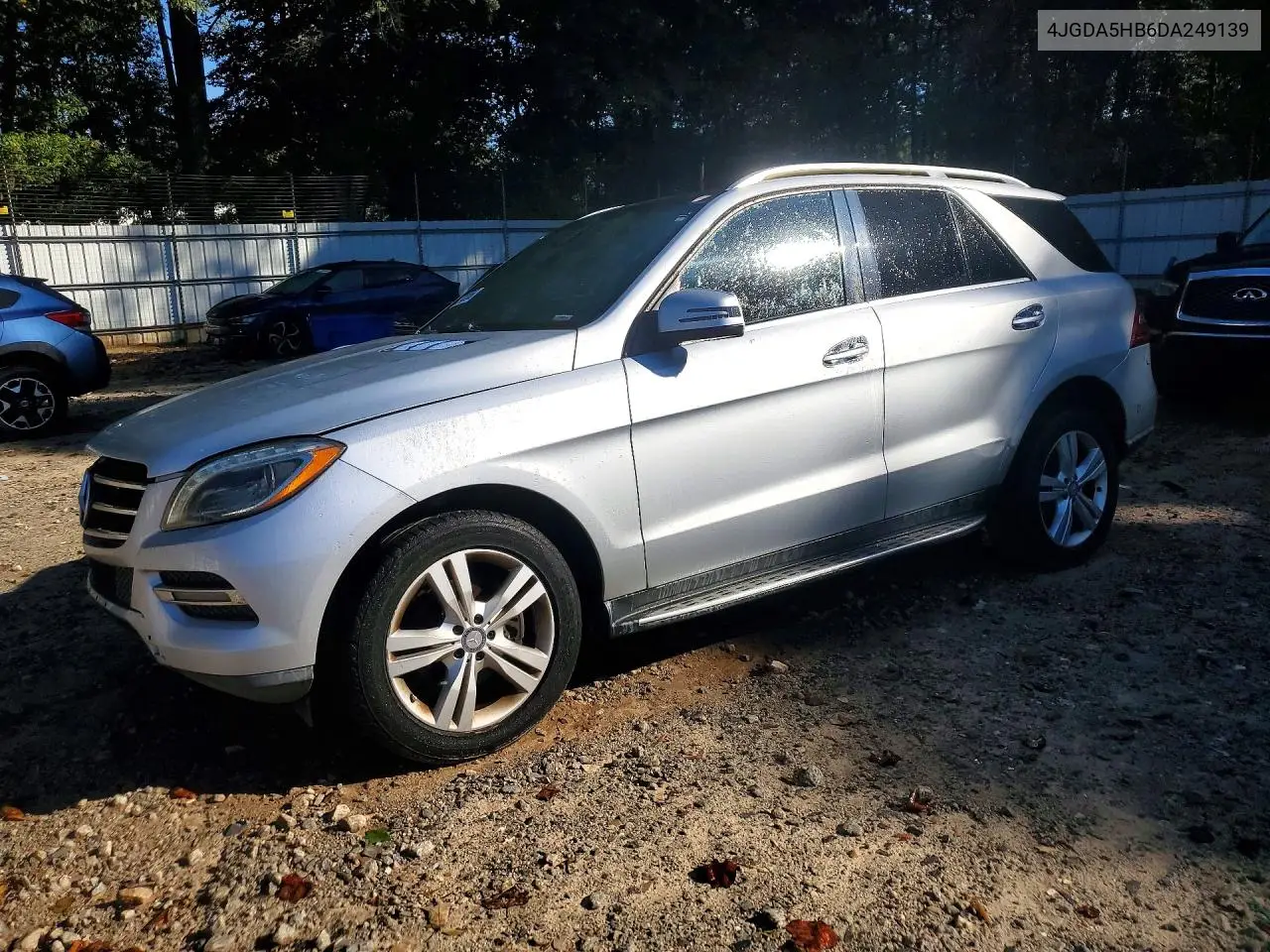 2013 Merz Ml 350 4Ma VIN 4JGDA5HB6DA249139 фото 1