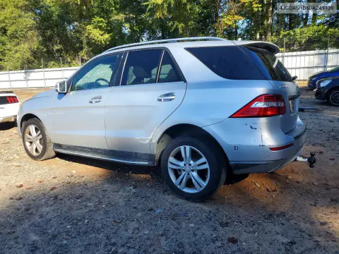 2013 Merz Ml 350 4Ma VIN 4JGDA5HB6DA249139 фото 2