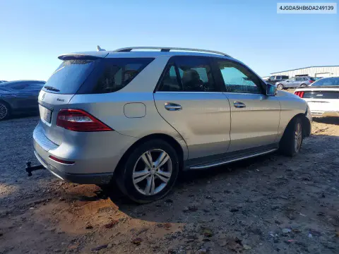 2013 Merz Ml 350 4Ma VIN 4JGDA5HB6DA249139 фото 3