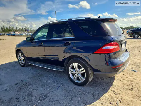 2013 Mercedes-Benz Ml 350 4Matic VIN 4JGDA5HB5DA175020 фото 2
