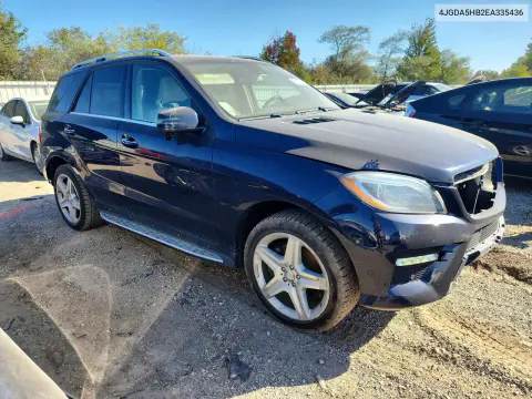 2014 Mercedes-Benz Ml 350 4Matic VIN 4JGDA5HB2EA335436 фото 4