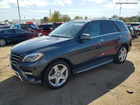 2014 Mercedes-Benz Ml 550 4Matic VIN 4JGDA7DB4EA403284 фото 1