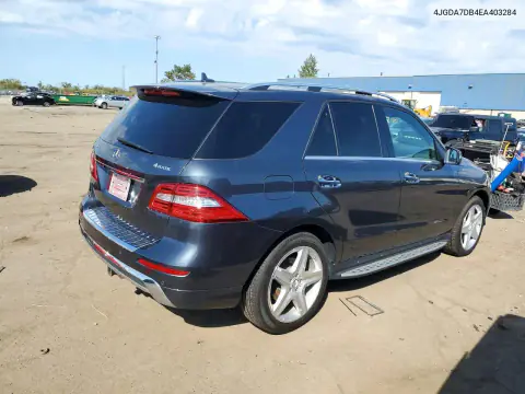 2014 Mercedes-Benz Ml 550 4Matic VIN 4JGDA7DB4EA403284 фото 3