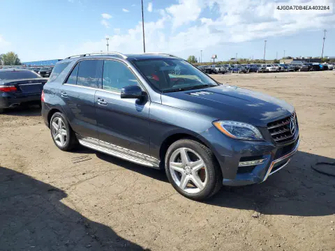 2014 Mercedes-Benz Ml 550 4Matic VIN 4JGDA7DB4EA403284 фото 4
