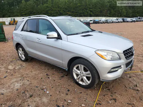 2014 Mercedes-Benz Ml 350 VIN 4JGDA5JB7EA340187 фото 4