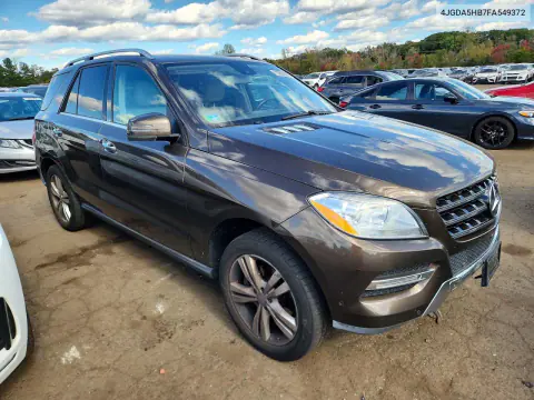 2015 Mercedes-Benz Ml 350 4Matic VIN 4JGDA5HB7FA549372 фото 4