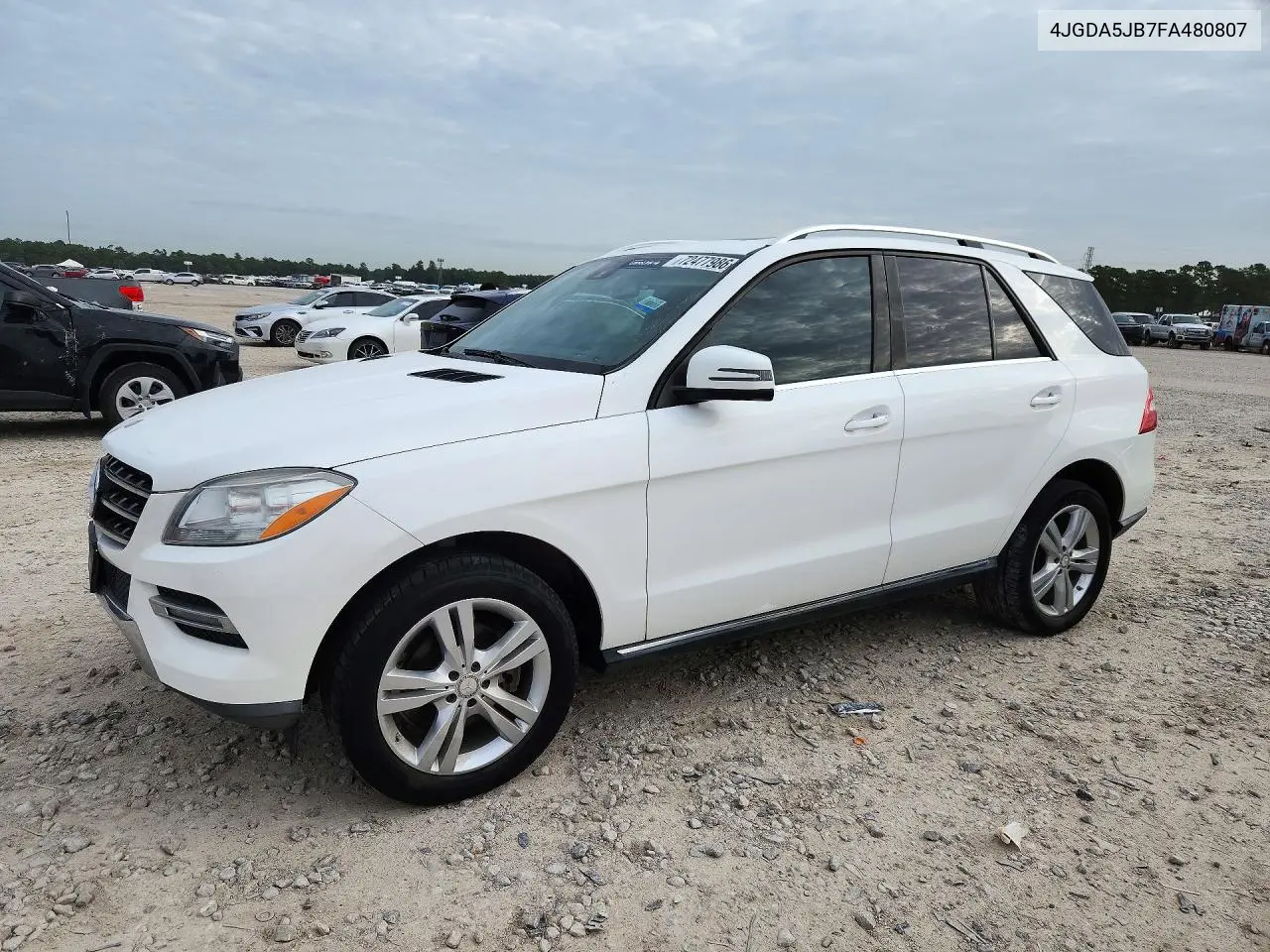 2015 Mercedes-Benz Ml 350 VIN 4JGDA5JB7FA480807 фото 1