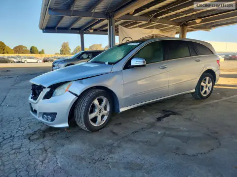 4JGCB6FE3BA113334 — 2011 Mercedes R-Klasse, Передняя часть, фото до ремонта