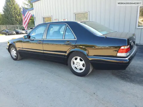 1999 Mercedes-Benz S 320 VIN WDBGA33G3XA423017 фото 2