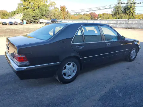 1999 Mercedes-Benz S 320 VIN WDBGA33G3XA423017 фото 3