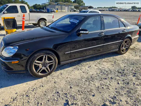WDBNG70J06A478102 — 2006 Mercedes S-Klasse, Сторона, фото до ремонта