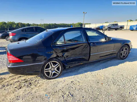 2006 Mercedes-Benz S 430 VIN WDBNG70J06A478102 фото 3