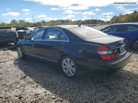2009 Mercedes-Benz S 550 4Matic VIN WDDNG86X69A241322 фото 2