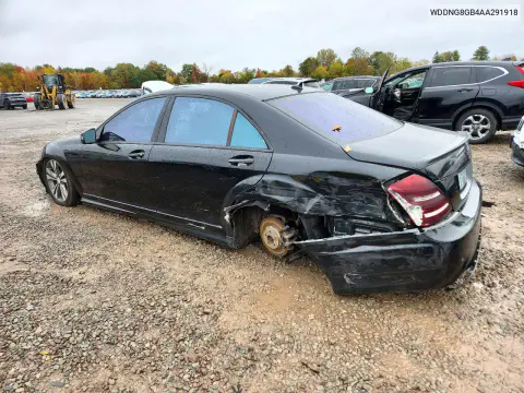 2010 Mercedes-Benz S 550 4Matic VIN WDDNG8GB4AA291918 фото 2