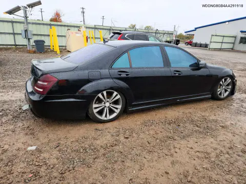 2010 Mercedes-Benz S 550 4Matic VIN WDDNG8GB4AA291918 фото 3