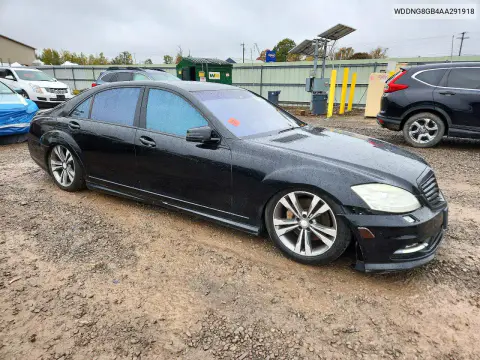 2010 Mercedes-Benz S 550 4Matic VIN WDDNG8GB4AA291918 фото 4