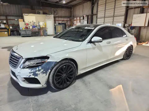 WDDUG8CB7EA046358 — 2014 Mercedes S-Klasse, Передняя часть, фото до ремонта