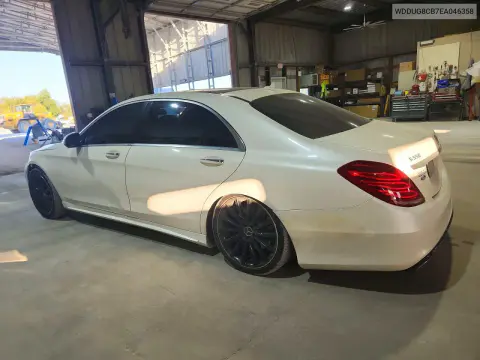 2014 Mercedes-Benz S 550 VIN WDDUG8CB7EA046358 фото 2