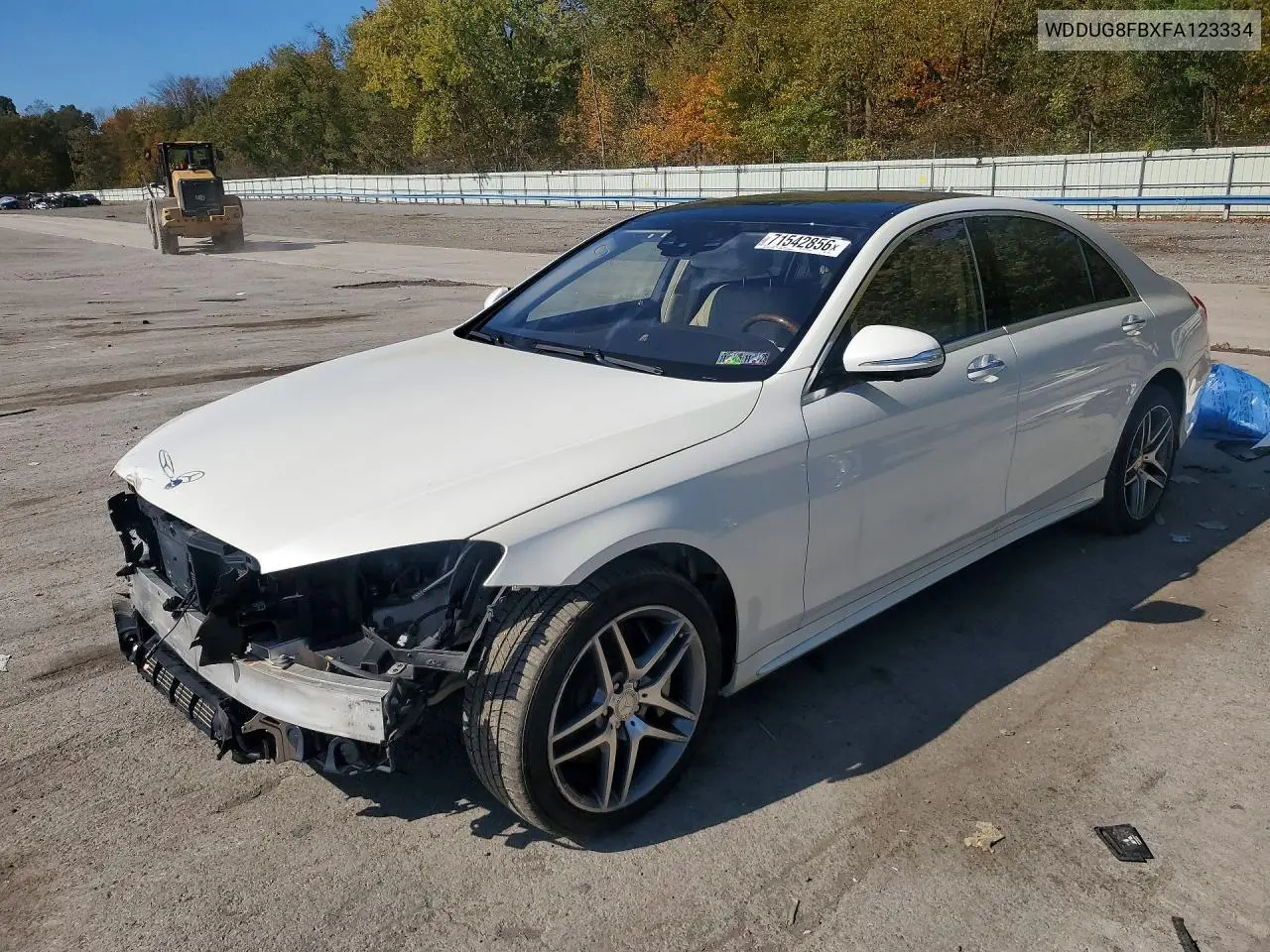 2015 Mercedes-Benz S-Class S550 VIN WDDUG8FBXFA123334 фото 1