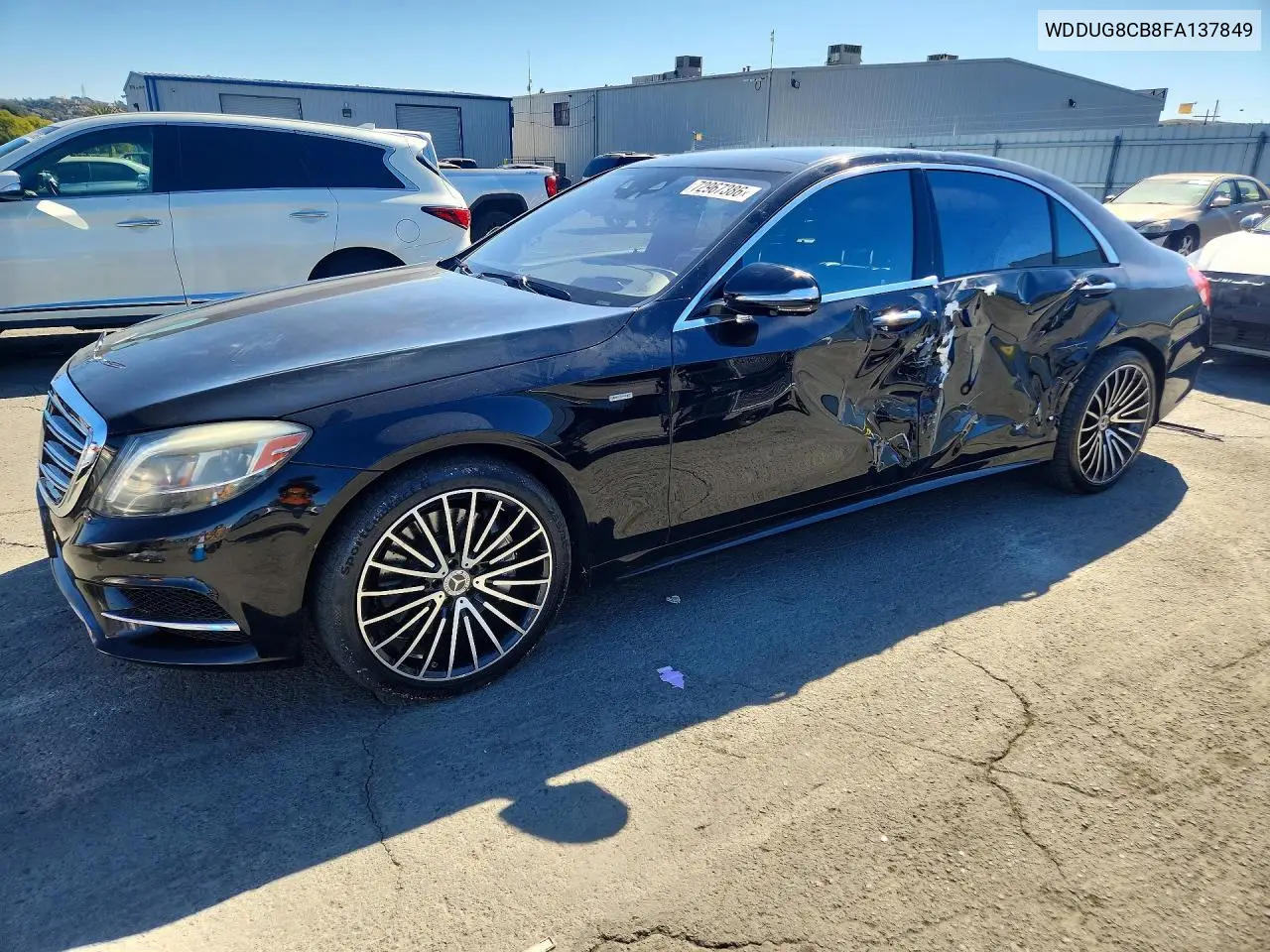 WDDUG8CB8FA137849 Mercedes S-Klasse 2015 — повреждение Сторона, фото до ремонта
