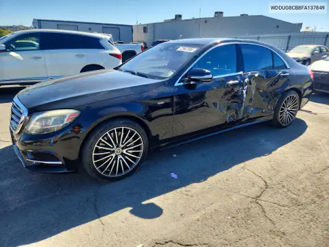 WDDUG8CB8FA137849 — 2015 Mercedes S-Klasse, Сторона, фото до ремонта