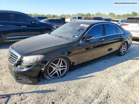 WDDUG8FB4GA239422 — 2016 Mercedes S-Klasse, Передняя часть, фото до ремонта