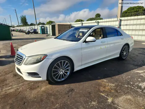WDDUG8CBXGA205747 — 2016 Mercedes S-Klasse, Подтопление, фото до ремонта