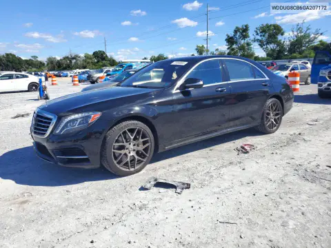 WDDUG8CB6GA207172 — 2016 Mercedes S-Klasse, Механические повреждения, фото до ремонта