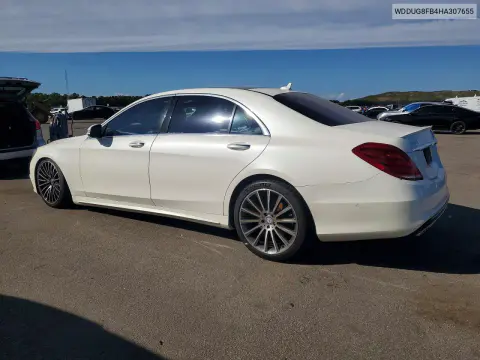 2017 Mercedes-Benz S 550 4Matic VIN WDDUG8FB4HA307655 фото 2