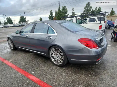 2017 Mercedes-Benz S 550 4Matic VIN WDDUG8FB0HA317423 фото 2