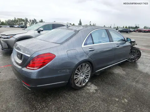 2017 Mercedes-Benz S 550 4Matic VIN WDDUG8FB0HA317423 фото 3