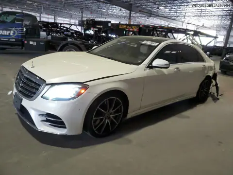 WDDUG8DB5JA367954 — 2018 Mercedes S-Klasse, Задняя часть, фото до ремонта