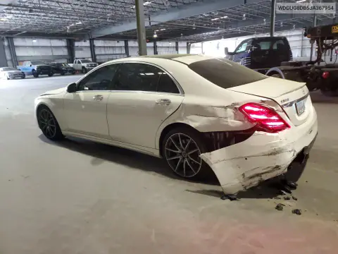 2018 Mercedes-Benz S 560 VIN WDDUG8DB5JA367954 фото 2