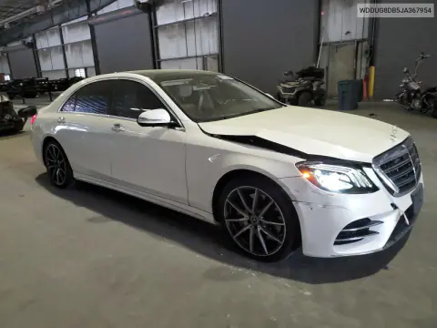 2018 Mercedes-Benz S 560 VIN WDDUG8DB5JA367954 фото 4