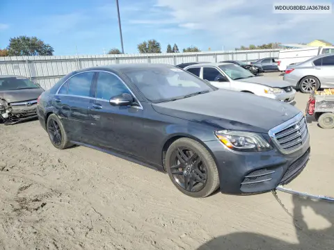 2018 Mercedes-Benz S 560 VIN WDDUG8DB2JA367863 фото 4