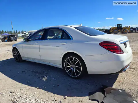 2019 Mercedes-Benz S 450 4Matic VIN WDDUG6EB9KA466717 фото 2