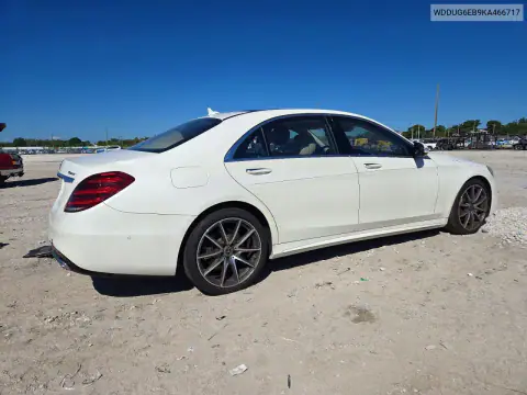 2019 Mercedes-Benz S 450 4Matic VIN WDDUG6EB9KA466717 фото 3