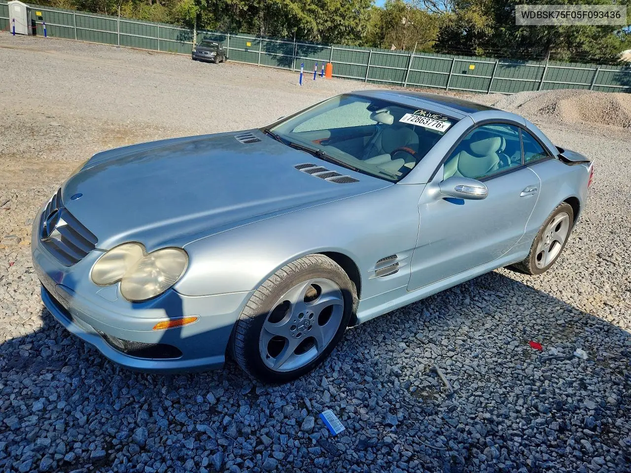 2005 Mercedes-Benz Sl 500 VIN WDBSK75F05F093436 фото 1
