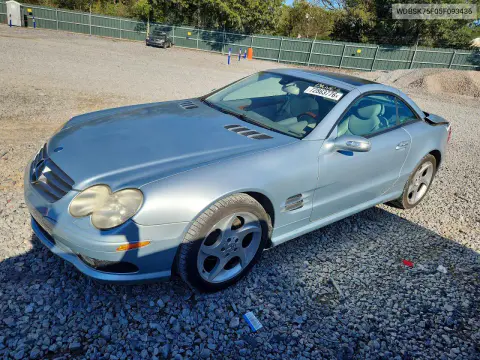 WDBSK75F05F093436 — 2005 Mercedes SL-Klasse, Естественный износ, фото до ремонта