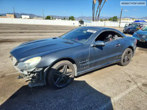 WDBSK71F29F149999 — 2009 Mercedes SL-Klasse, Передняя часть, фото до ремонта